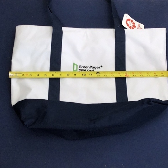 Canvas Boat tote, large with promotional logos. - Picture 7 of 11